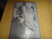 montreal expos baseball 1969 Don Hass # 23 black/white poster sp