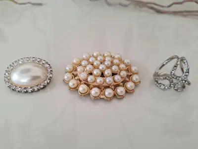 Vintage Brooches & Scarf Buckle Brooch, View more