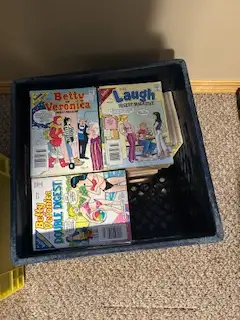 Two Crates Of Various Archie Comics From 1980 to 2000, View more