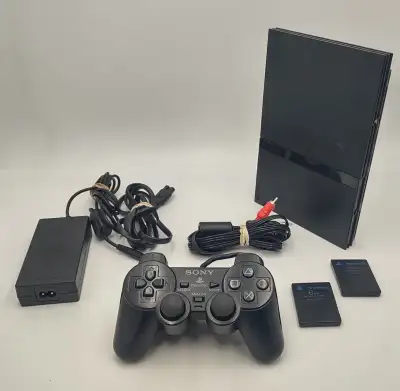 Sony PlayStation 2 Console Slim SCPH-77001 W/Accessories, View more