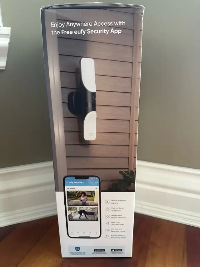 Eufy S100 caméra lumière de surveillance  in Security Systems in City of Montréal - Image 3