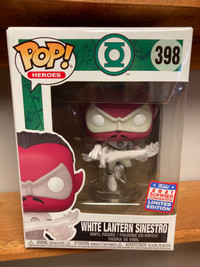 Exclusive White Lantern Sinestro Funko Pop Figure 
