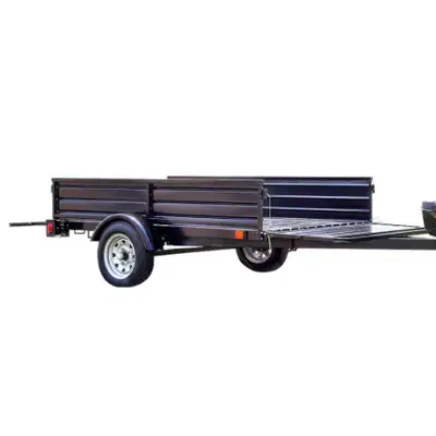 DK2 4.5 ft. x 7.5 ft. Utility Trailer Kit with Bed Tilt and Collapsing Ends Used for a single season...