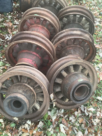Wood spoke wheels 6 avail.&25 each
