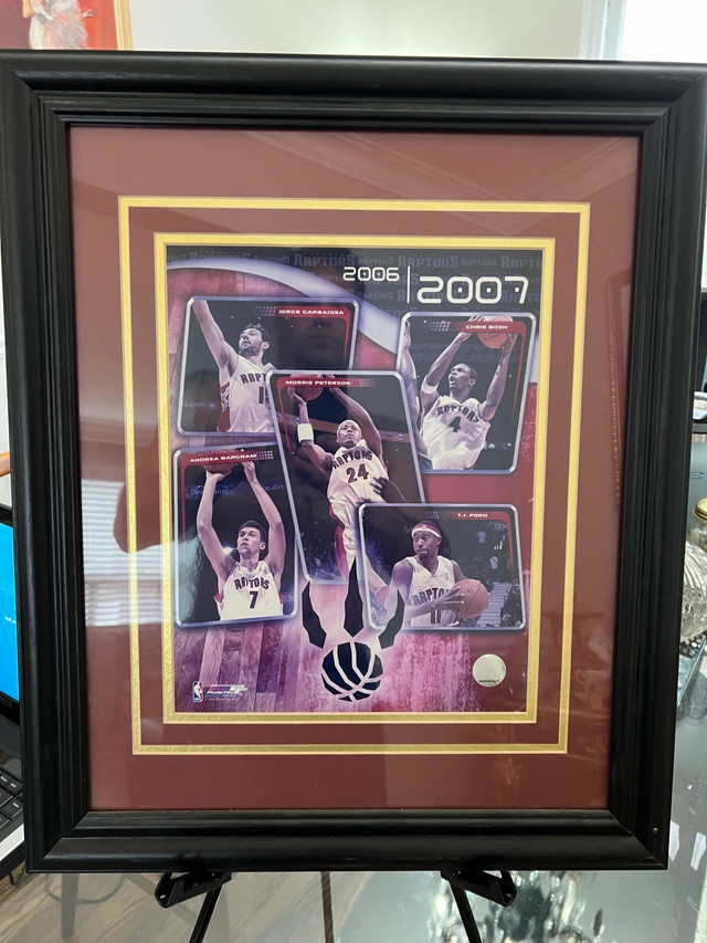 Toronto Raptors Frame - Basketball in Arts & Collectibles in City of Toronto