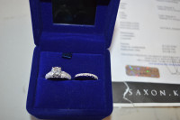 beautiful wedding/engagement ring combo
