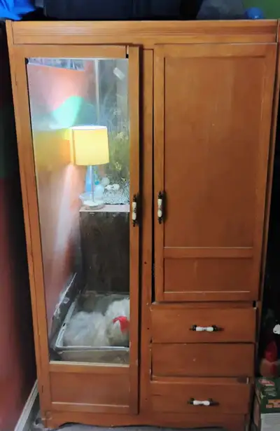 Wooden wardrobe {PPU}, View more