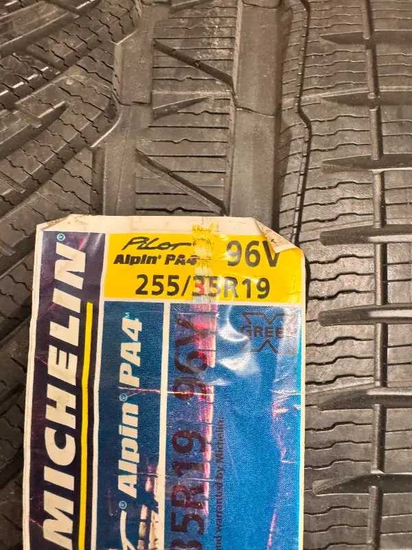 Single Brand New Winter Tire - 19" (35R19) Michelin Pilot Alpin in Tires & Rims in City of Halifax - Image 3