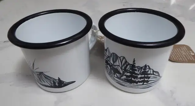 Bear and Mountains, Sunrise/Sunset and Mountains, Camping Mugs in BBQs & Outdoor Cooking in Delta/Surrey/Langley - Image 8