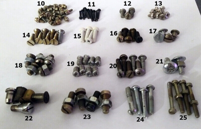27 Various Bolts / Nuts sets - $4/set - home renovation hardware in Hardware, Nails & Screws in London - Image 2