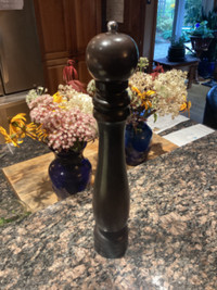 Trudeau Wood Pepper Mill Restaurant Professional Grinder Giant Long 31 inch  78cm