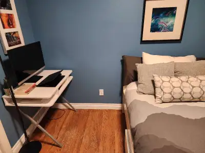 Twin Bed, Mattress and Desk, View more