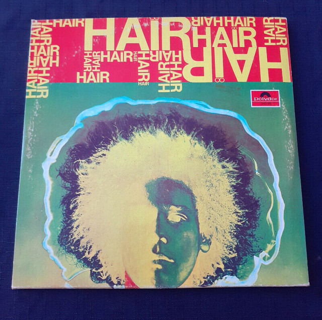 Disque vinyle 33 tours original du groupe Hair (Album Double