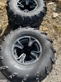 Can am rims and tires 