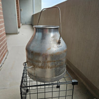 Vintage milk churn