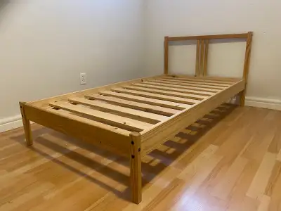 Twin sz bed frame delivery extra $, View more