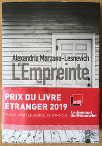 L’empreinte (prix du livre étranger 2019).