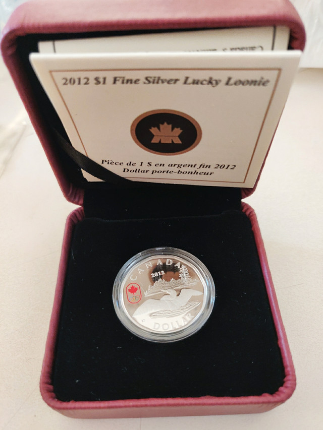 New Uncirculated 1987-2012 Canada Fine Silver Lucky Loonie Coin in Arts & Collectibles in City of Toronto - Image 2