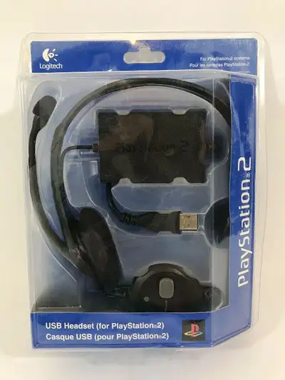 New Logitech Sony PlayStation 2 USB HEADSET PS2, View more