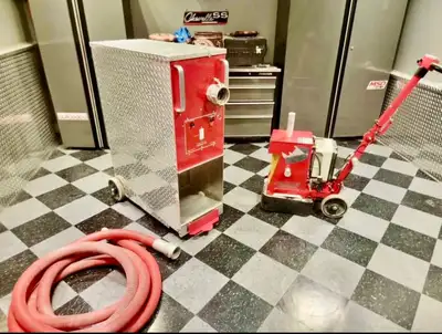 RHINO 350 GRINDER & HEPA VACUUM $7700  OBO -EXCELLENT CONDITION, View more