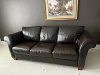 Italian Leather Sofa’s & Chairs $3,000