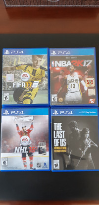 PS4 games - assorted