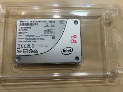 480GB Intel SSD SATA 3/6Gbps, View more