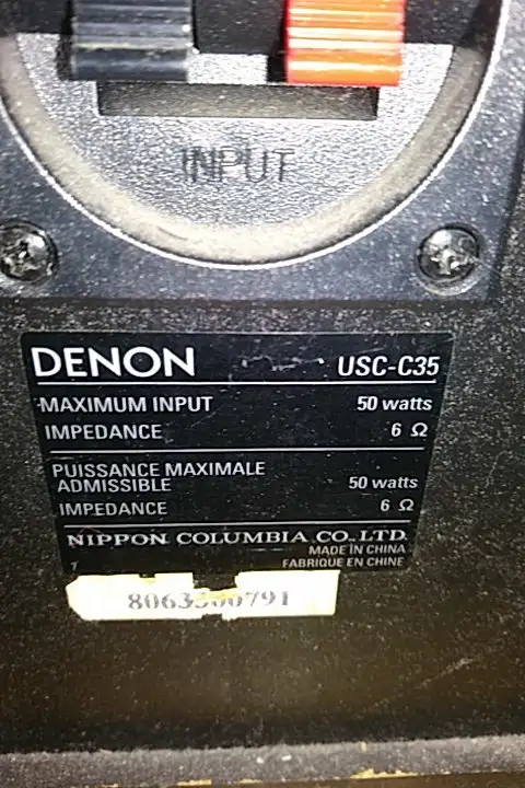 Denon hifi stereo speakers in Stereo Systems & Home Theatre in City of Toronto - Image 5