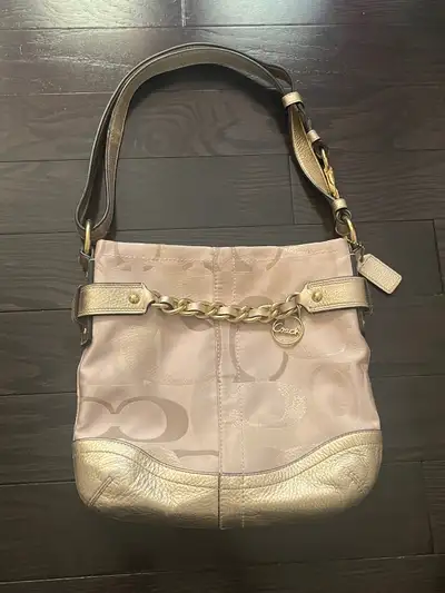 Coach Vintage monogram chain crossbody bag, View more