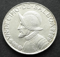 1962 Panama: 1/10 Balboa, .900 Silver Coin