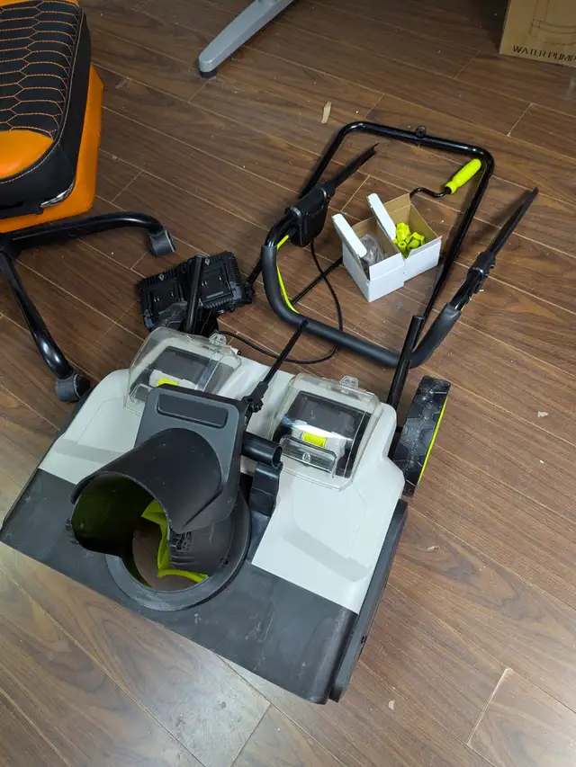 DEKOPRO 40V Cordless Snow Blower, 20-Inch Electric Thrower with in Snowblowers in Mississauga / Peel Region - Image 9