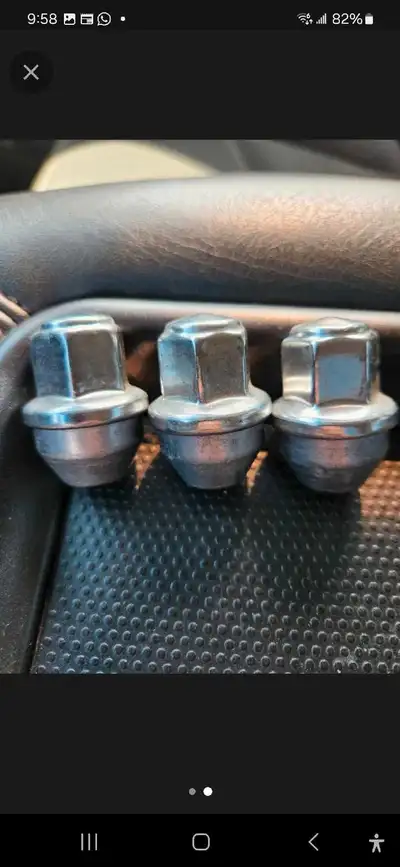 New 1.5 inch lugs. Fits newer trucks. Locking lug swapouts. Cant go wrong at $2 ea. Full sets of 24...