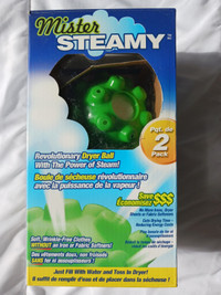 Mister Steamy Pack de 2 boules pour sécheuse