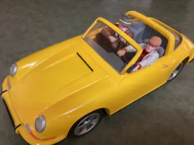 Magnifique voiture de collection de Ric Hochet (BD) du très talentueux sculpteur Michel Aroutcheff a...