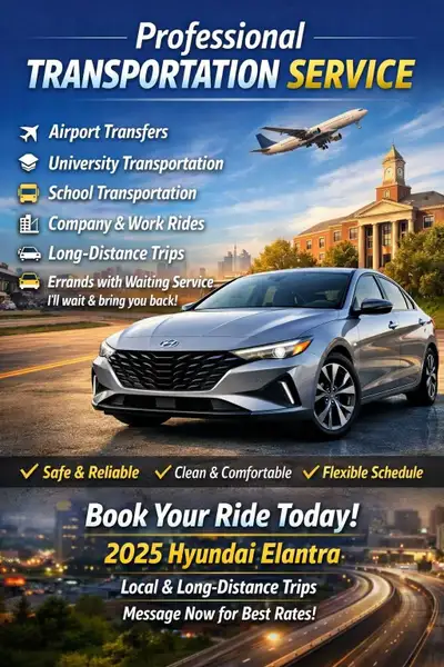 ride share Hamilton and long distances, View more