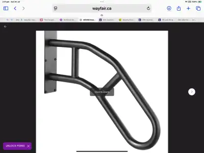 OUTDOOR HANDRAIL NEW - STILL IN BOX, View more