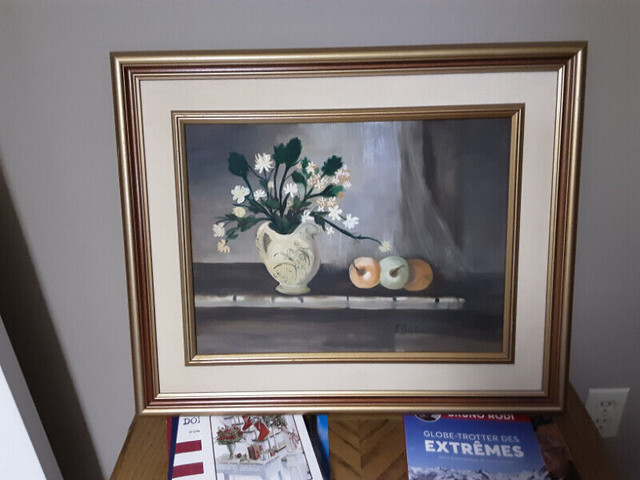 Oil painting on canvas with frame in Arts & Collectibles in Ottawa