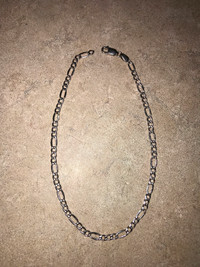 ankle bracelet silver