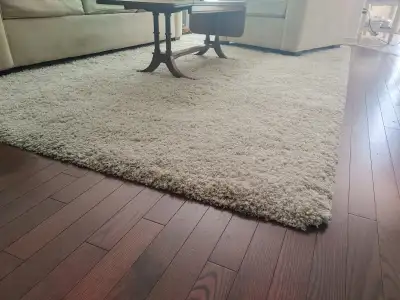 Pure Wool Shag Carpet - Thick 1" Pile -  Mushroom Color, View more