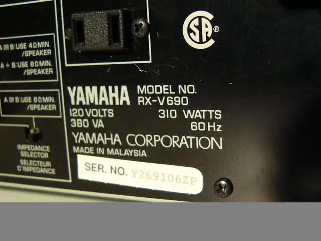 Yamaha RX-V690/5.1 channel/425W/AV receiver for sale in Stereo Systems & Home Theatre in Markham / York Region - Image 9