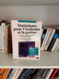 Statistiques pour l’économie et la gestion