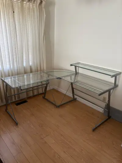 Glass Office Desk, View more