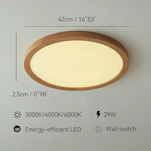 LORYLAB Ultra Thin Flush mount Ceiling Light in Indoor Lighting & Fans in Mississauga / Peel Region - Image 3