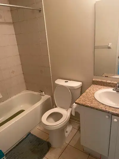 2 single rooms available for rentals. 900$ per room per month. 1 person per room. King size bed and...