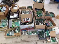 100s of lbs of RAM, CPU, Fingers, Boards, etc. for Gold recovery