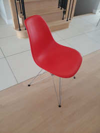 Red eiffel chair