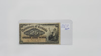 Dominion of Canada 25 cents 1900 Shinplaster – F