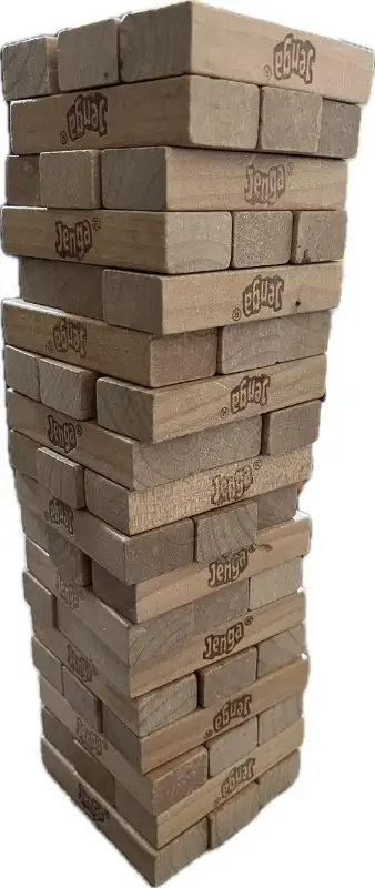 Jenga blocks with box Photo is of the actual blocks