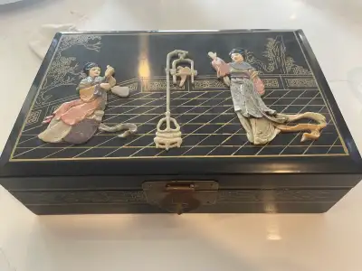 Vintage Asian Jewellry Box , View more