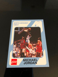 Michael Jordan 1989 North Carolina Finest basketball card